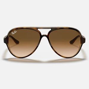 Ray Ban tortoise plastic frame aviator sunglasses